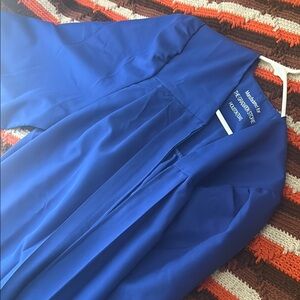Blue Graduation Gown